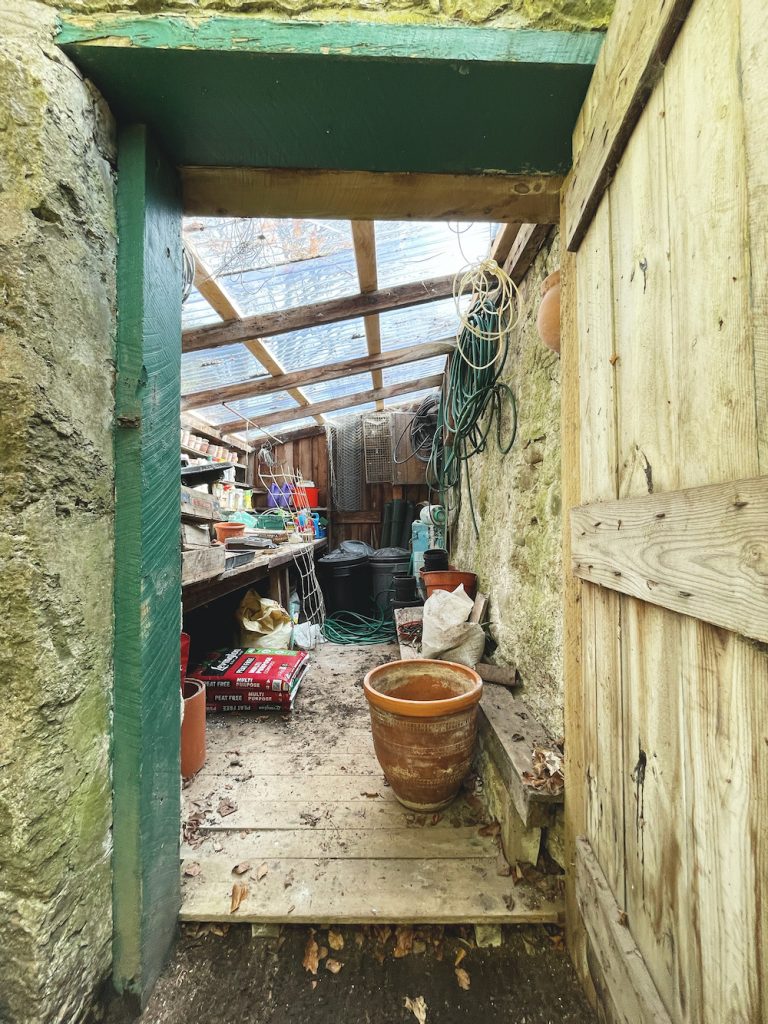 potting shed.
